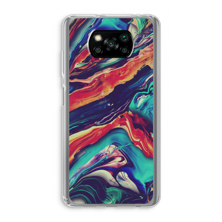 Chameleon Sun: Xiaomi Poco X3 Pro Transparant Hoesje