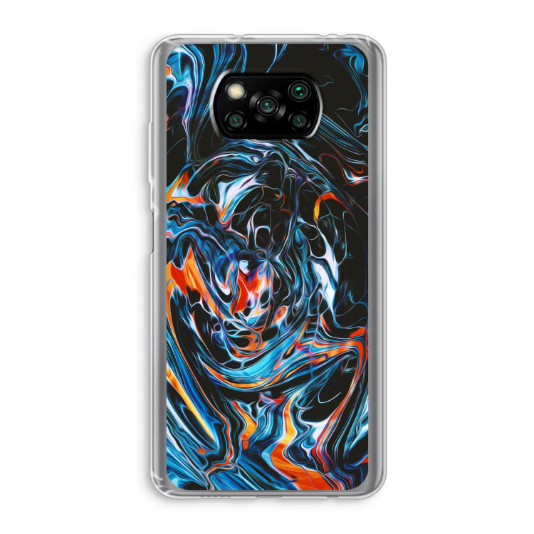 Black Unicorn: Xiaomi Poco X3 Pro Transparant Hoesje