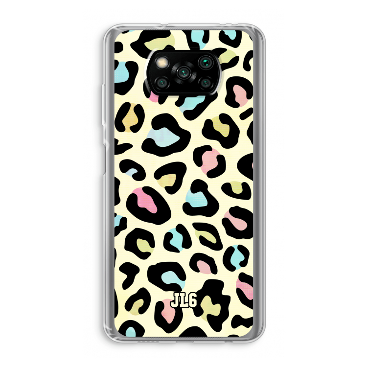Leopard pattern: Xiaomi Poco X3 Pro Transparant Hoesje