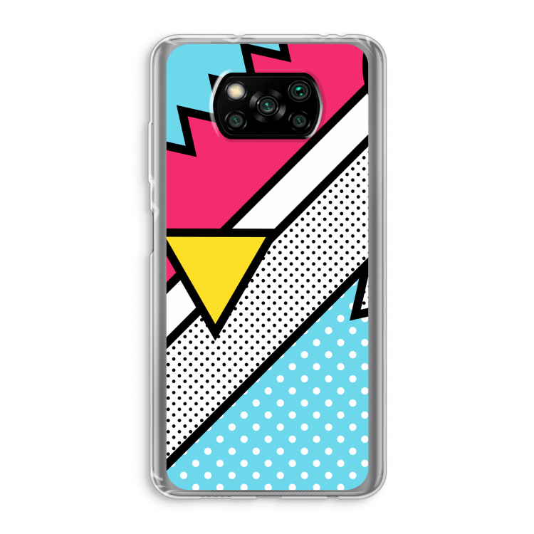 Pop Art #3: Xiaomi Poco X3 Pro Transparant Hoesje