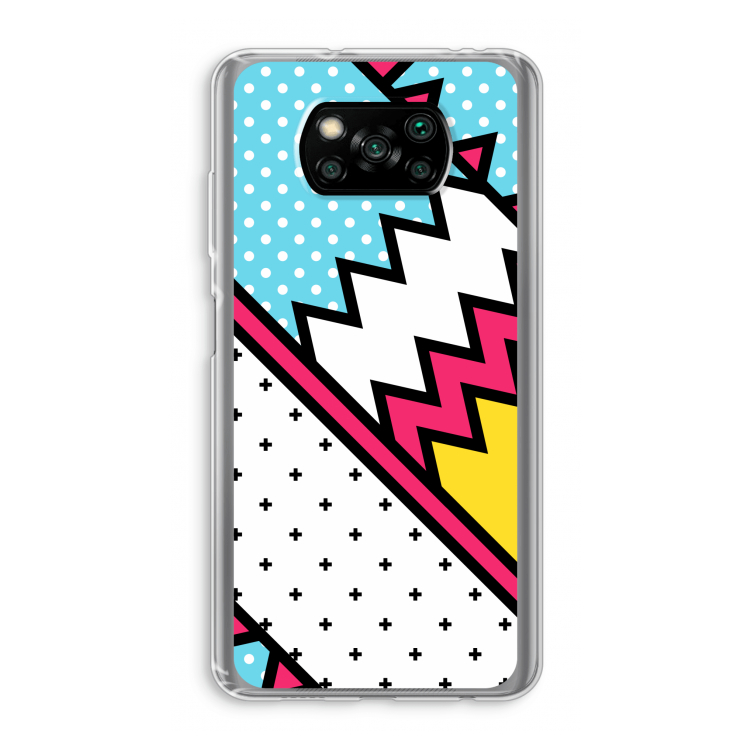 Pop Art #2: Xiaomi Poco X3 Pro Transparant Hoesje