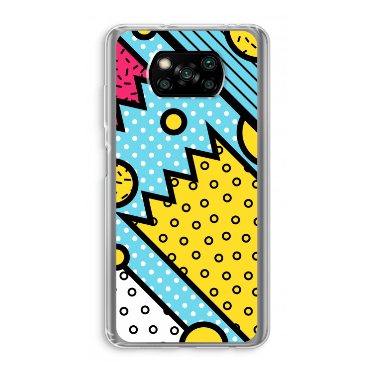 Pop Art #1: Xiaomi Poco X3 Pro Transparant Hoesje