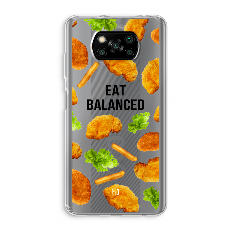 Eat Balanced: Xiaomi Poco X3 Pro Transparant Hoesje