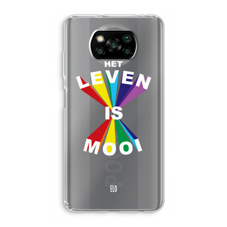 Het Leven Is Mooi: Xiaomi Poco X3 Pro Transparant Hoesje