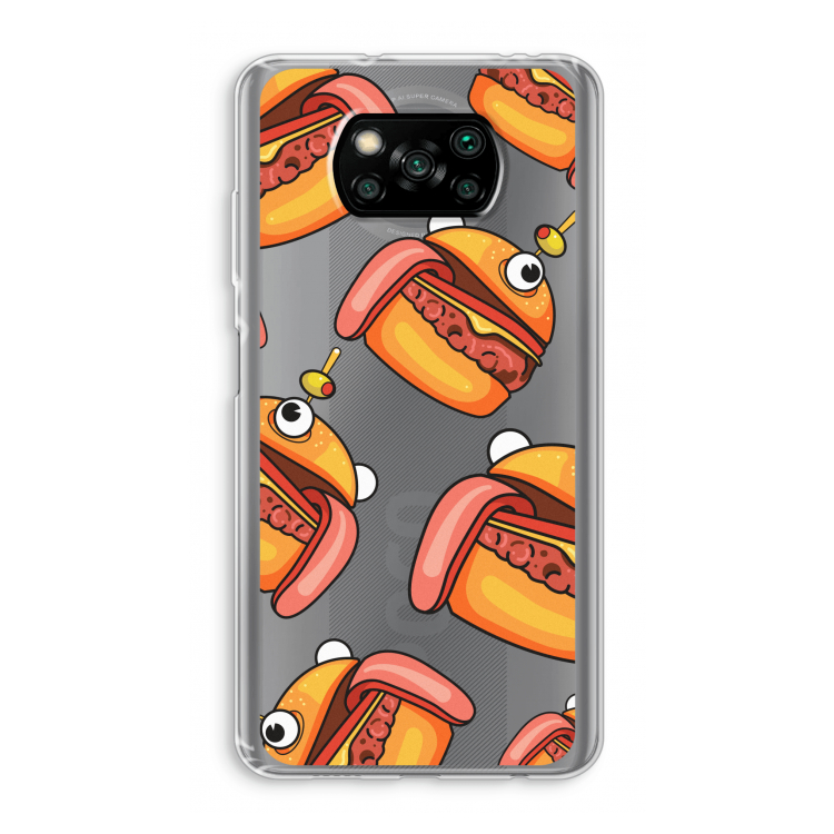 Hamburger: Xiaomi Poco X3 Pro Transparant Hoesje