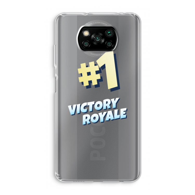 Victory Royale: Xiaomi Poco X3 Pro Transparant Hoesje