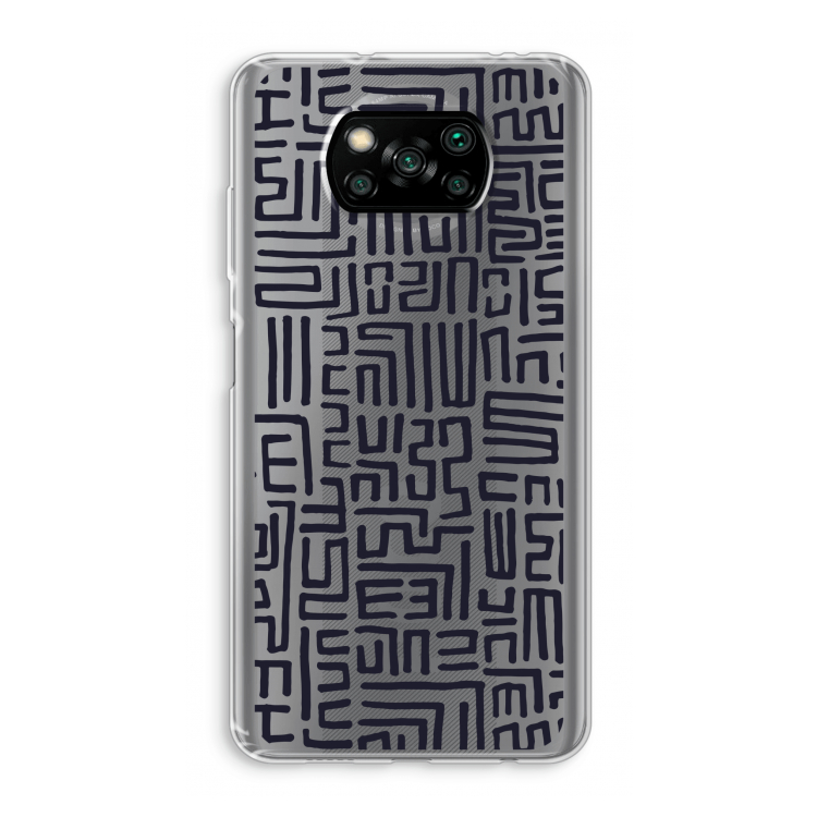 Moroccan Print: Xiaomi Poco X3 Pro Transparant Hoesje