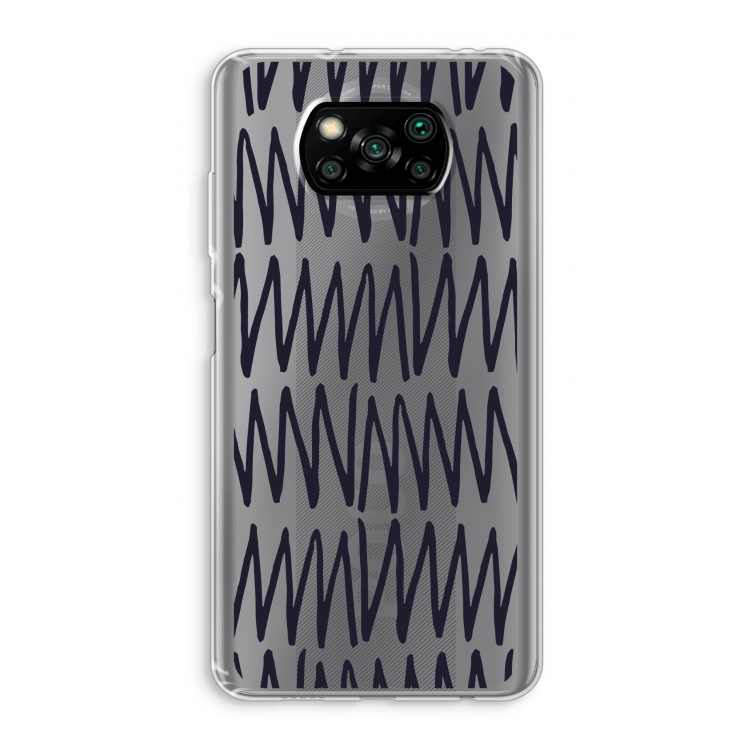 Marrakech Zigzag: Xiaomi Poco X3 Pro Transparant Hoesje