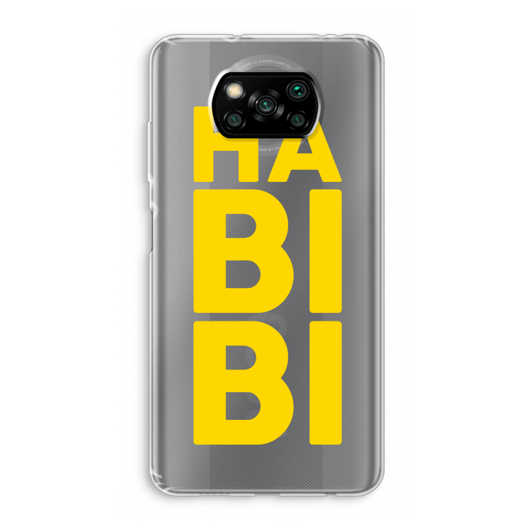Habibi Majorelle : Xiaomi Poco X3 Pro Transparant Hoesje
