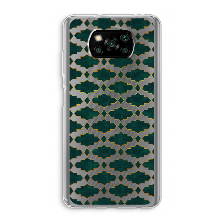 Moroccan tiles: Xiaomi Poco X3 Pro Transparant Hoesje