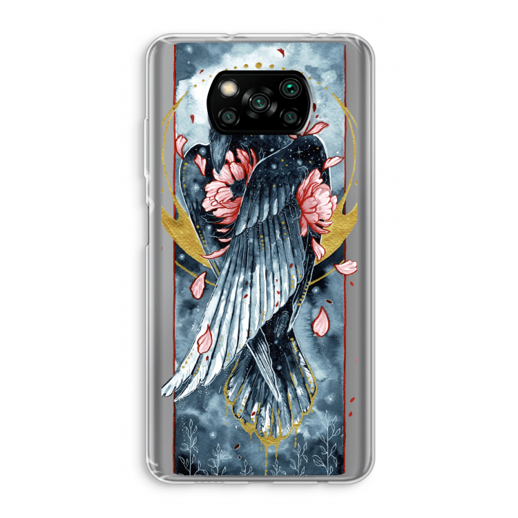 Golden Raven: Xiaomi Poco X3 Pro Transparant Hoesje