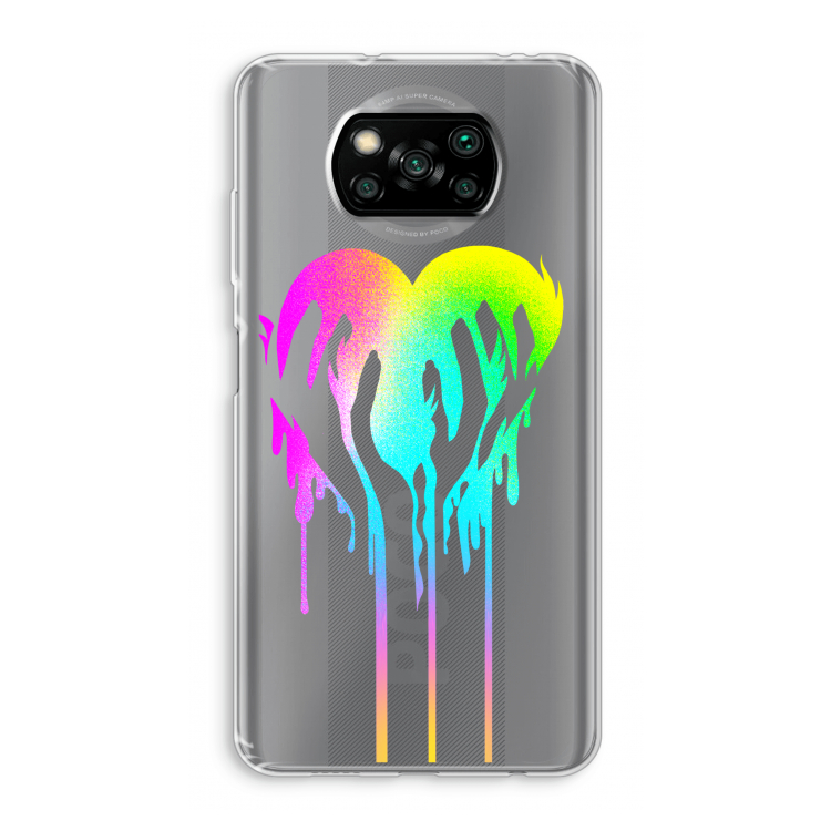 Hold My Heart: Xiaomi Poco X3 Pro Transparant Hoesje