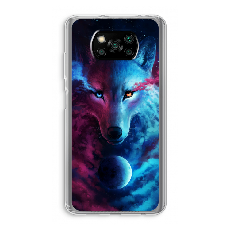 Where Light And Dark Meet: Xiaomi Poco X3 Pro Transparant Hoesje