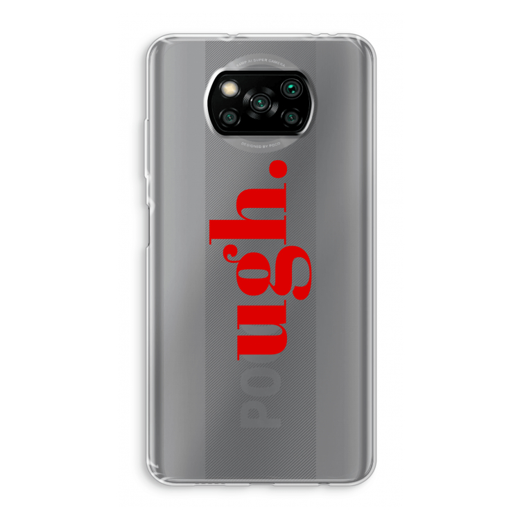Ugh: Xiaomi Poco X3 Pro Transparant Hoesje