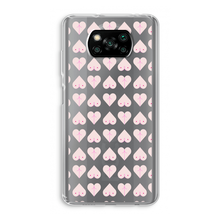 Ass 'n Titties: Xiaomi Poco X3 Pro Transparant Hoesje