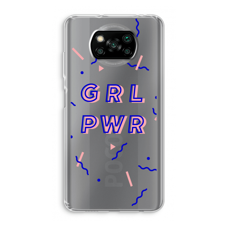 GRL PWR: Xiaomi Poco X3 Pro Transparant Hoesje