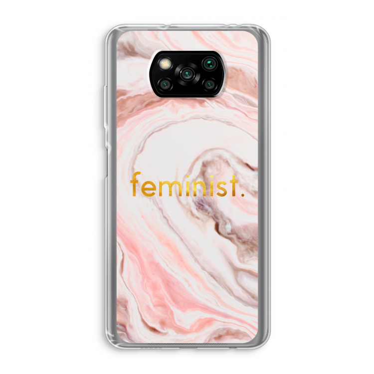Feminist: Xiaomi Poco X3 Pro Transparant Hoesje