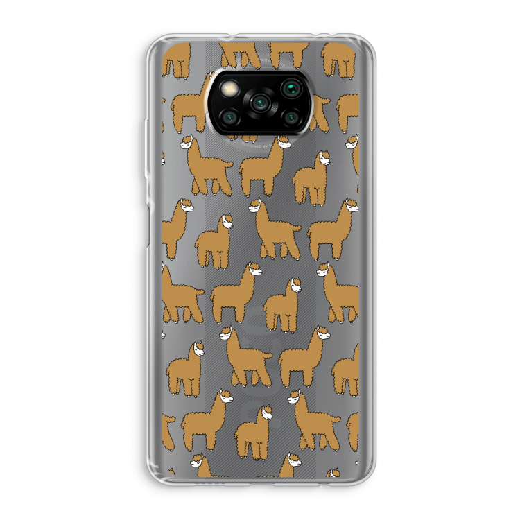 Alpacas: Xiaomi Poco X3 Pro Transparant Hoesje