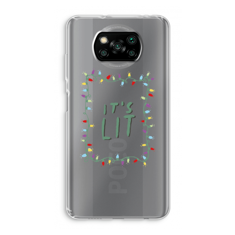 It's Lit: Xiaomi Poco X3 Pro Transparant Hoesje