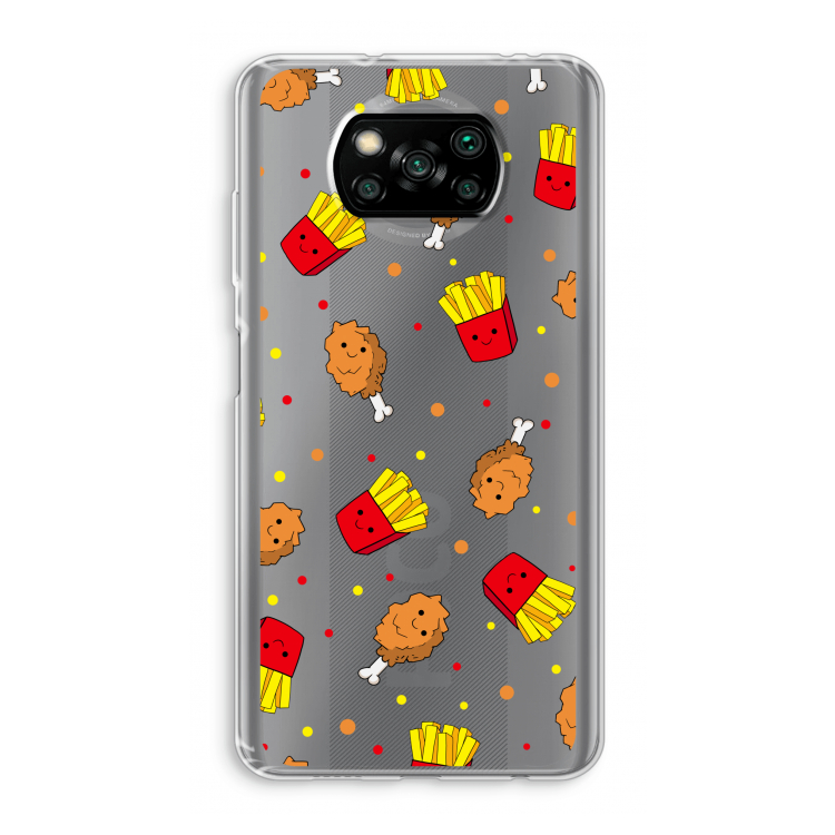 Chicken 'n Fries: Xiaomi Poco X3 Pro Transparant Hoesje