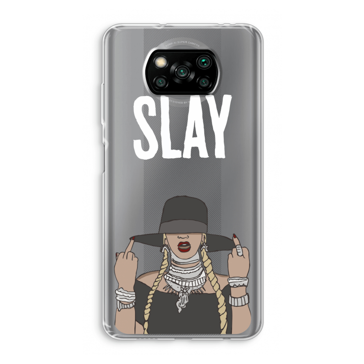 Slay All Day: Xiaomi Poco X3 Pro Transparant Hoesje