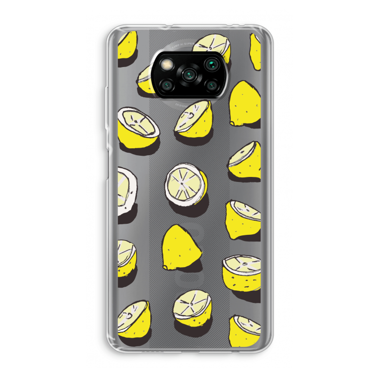 When Life Gives You Lemons...: Xiaomi Poco X3 Pro Transparant Hoesje