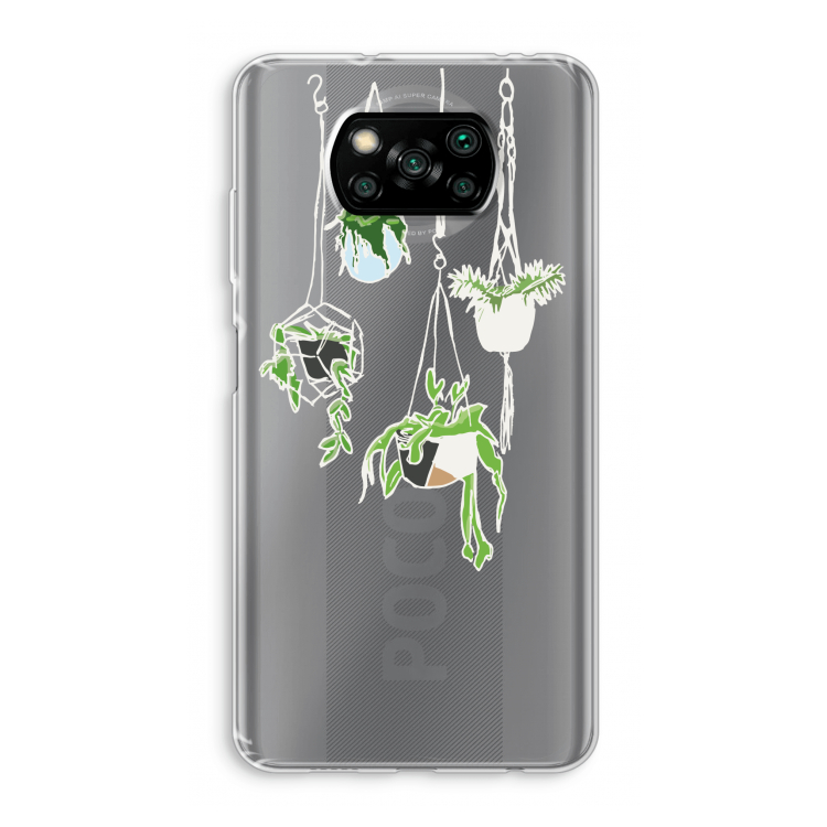 Hang In There: Xiaomi Poco X3 Pro Transparant Hoesje