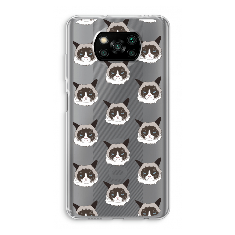 It's a Purrr Case: Xiaomi Poco X3 Pro Transparant Hoesje