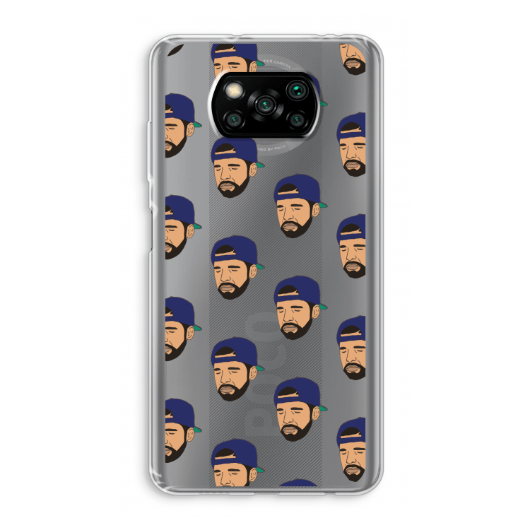 Drake Away: Xiaomi Poco X3 Pro Transparant Hoesje