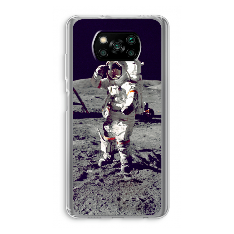 Spaceman: Xiaomi Poco X3 Pro Transparant Hoesje