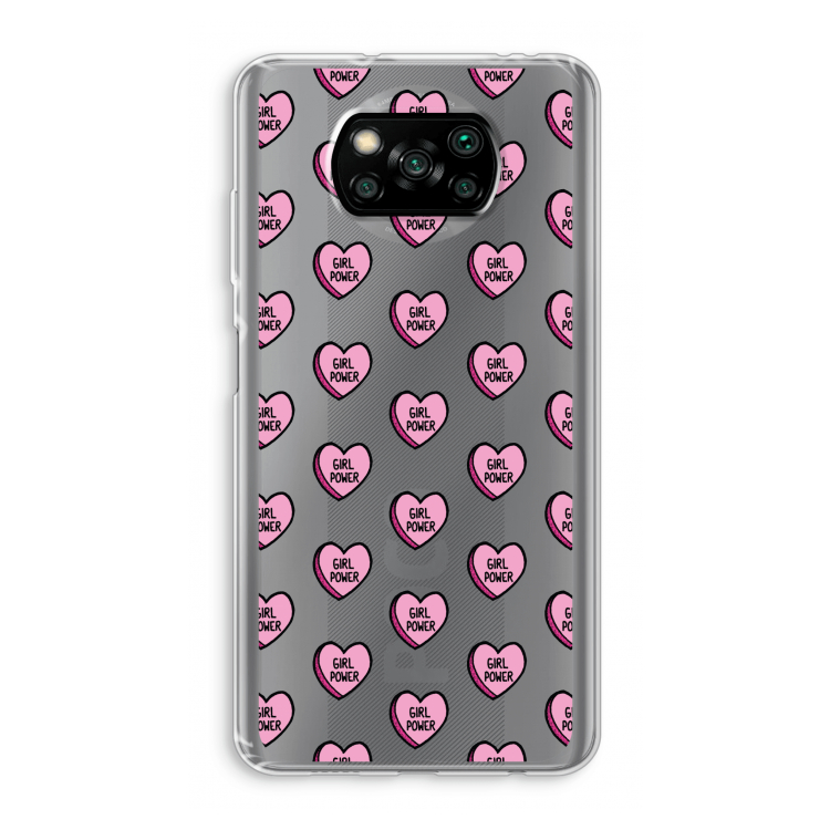 GIRL POWER: Xiaomi Poco X3 Pro Transparant Hoesje