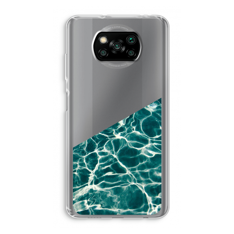Weerkaatsing water: Xiaomi Poco X3 Pro Transparant Hoesje
