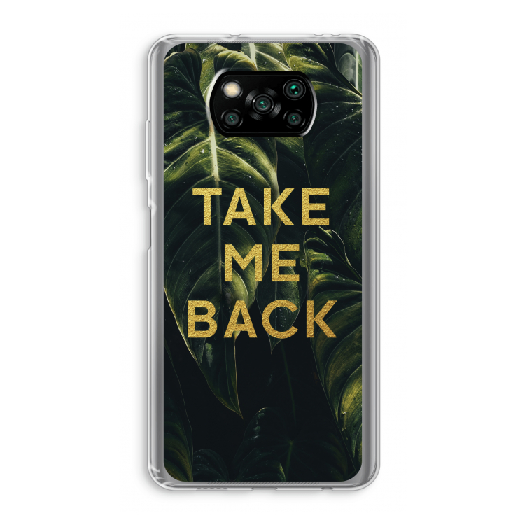 Take me back: Xiaomi Poco X3 Pro Transparant Hoesje