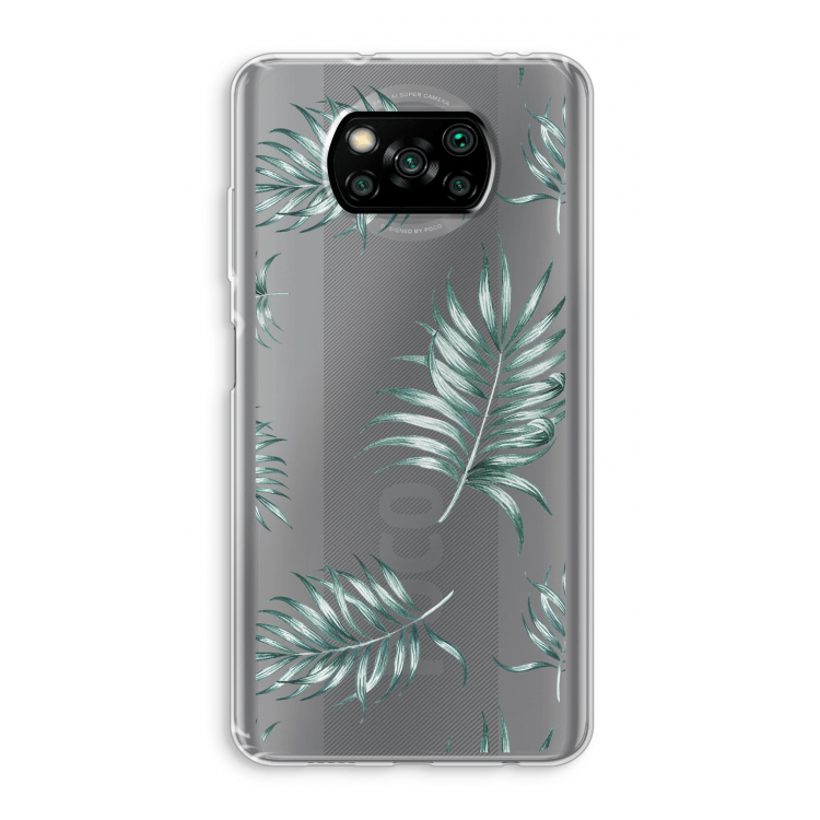 Simple leaves: Xiaomi Poco X3 Pro Transparant Hoesje