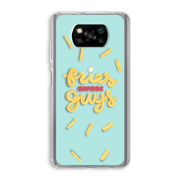 Always fries: Xiaomi Poco X3 Pro Transparant Hoesje