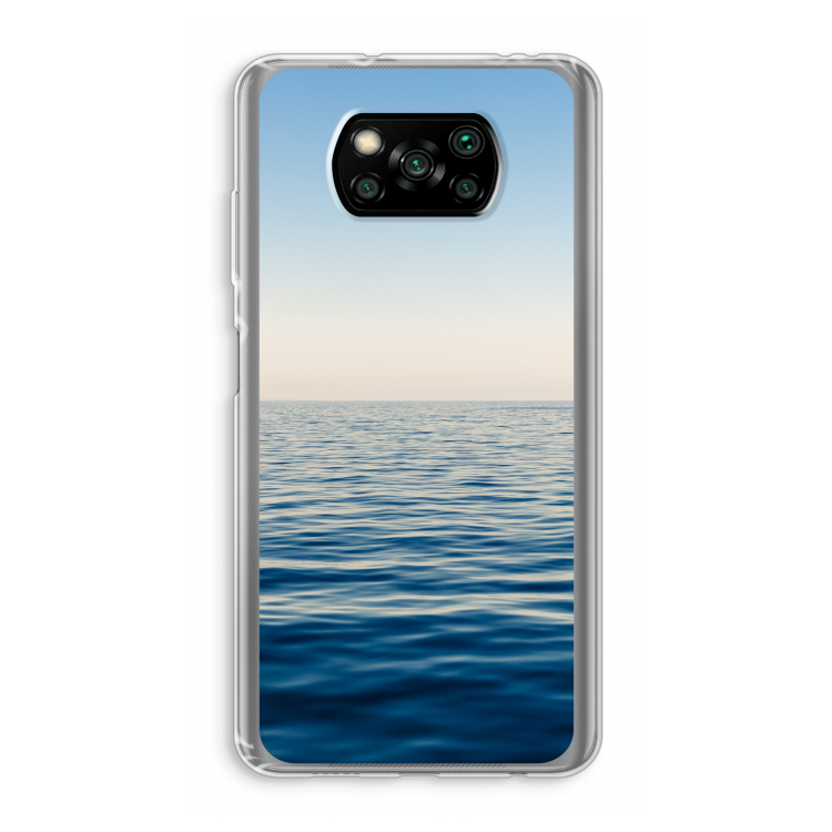 Water horizon: Xiaomi Poco X3 Pro Transparant Hoesje