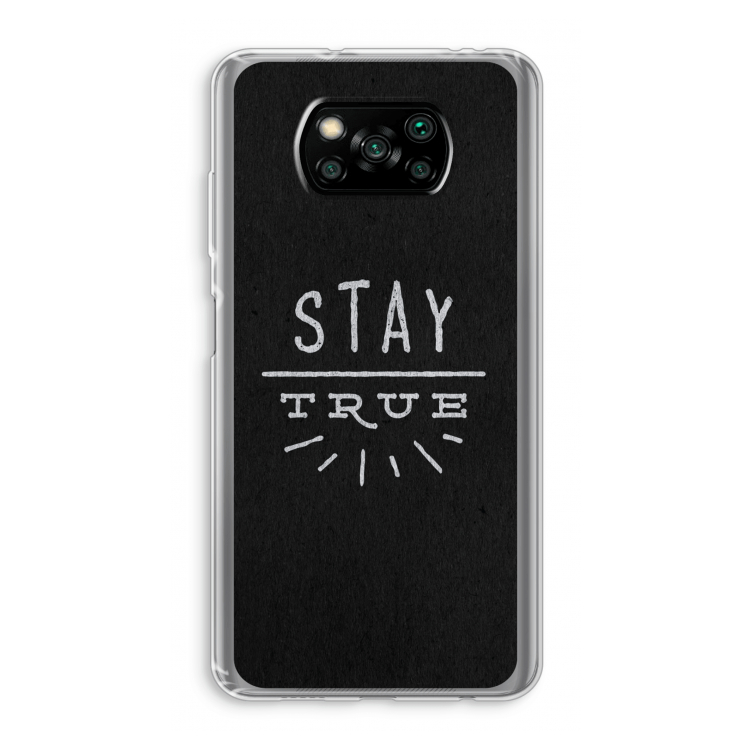 Stay true: Xiaomi Poco X3 Pro Transparant Hoesje