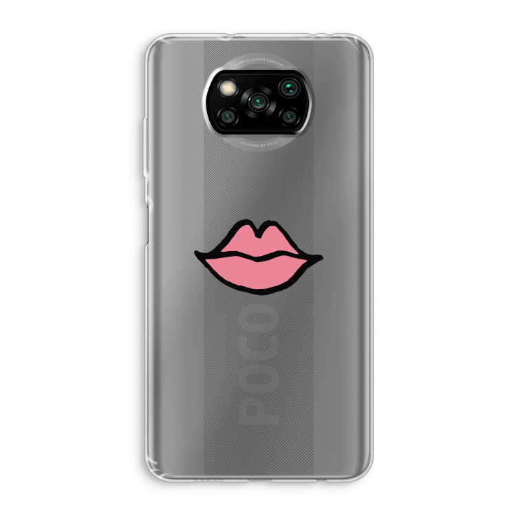 Kusje: Xiaomi Poco X3 Pro Transparant Hoesje