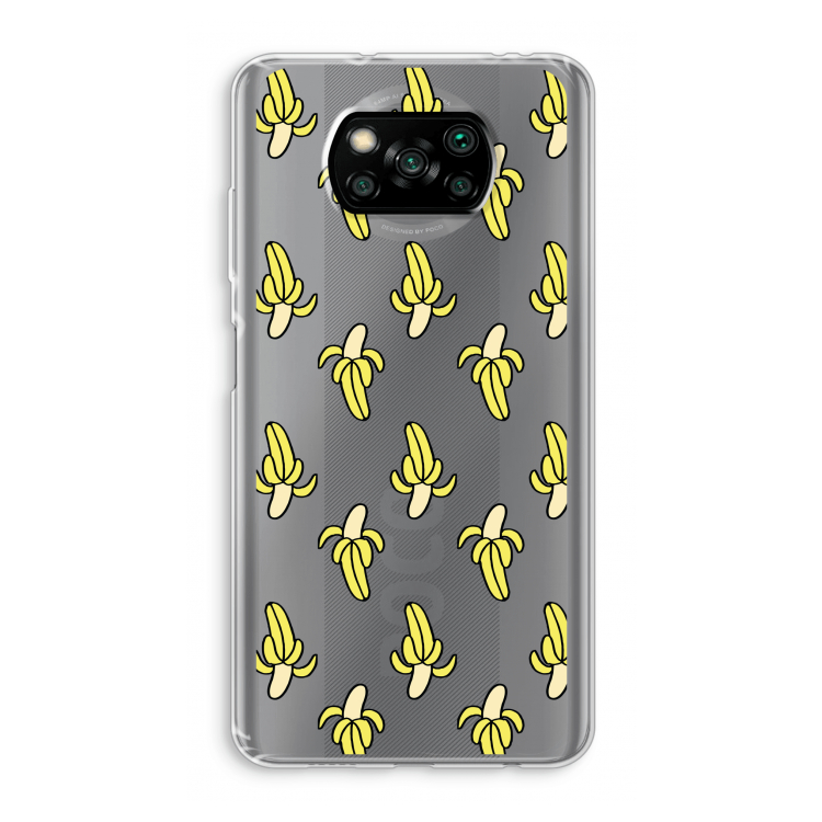 Bananas: Xiaomi Poco X3 Pro Transparant Hoesje