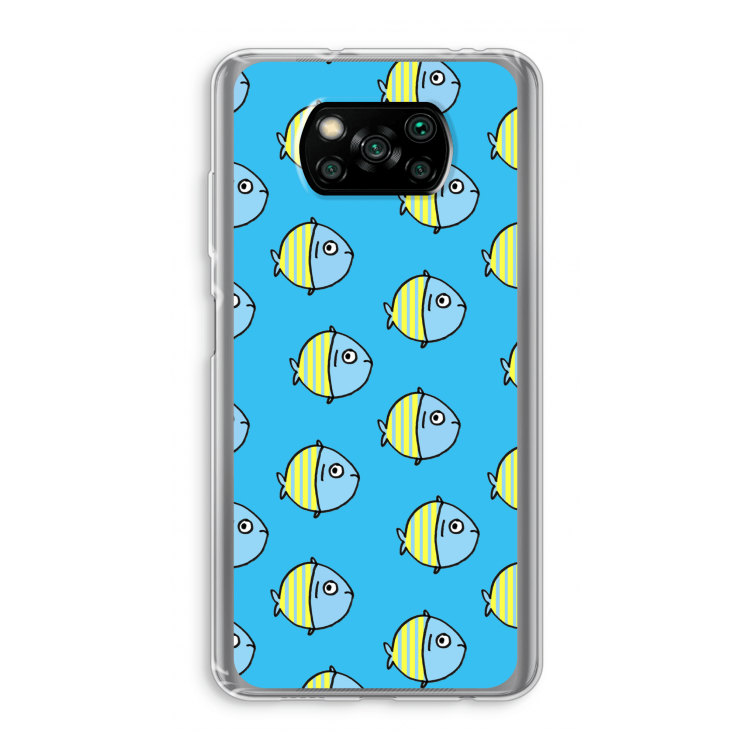 Visjes: Xiaomi Poco X3 Pro Transparant Hoesje