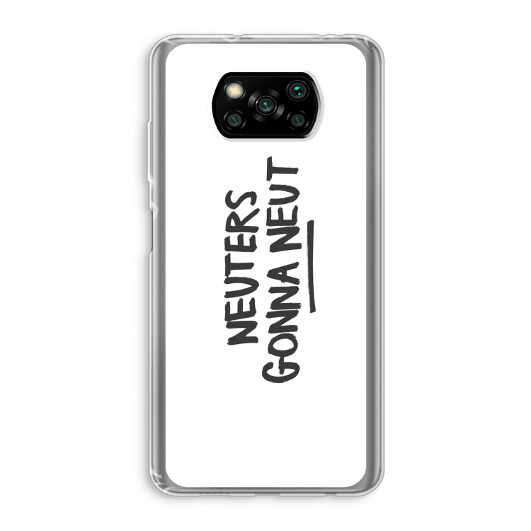 Neuters: Xiaomi Poco X3 Pro Transparant Hoesje