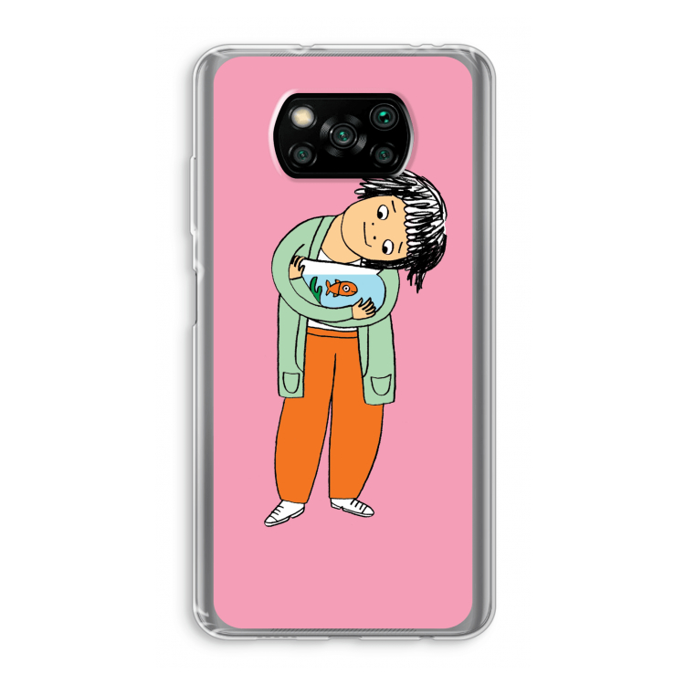 Visknuffel: Xiaomi Poco X3 Pro Transparant Hoesje