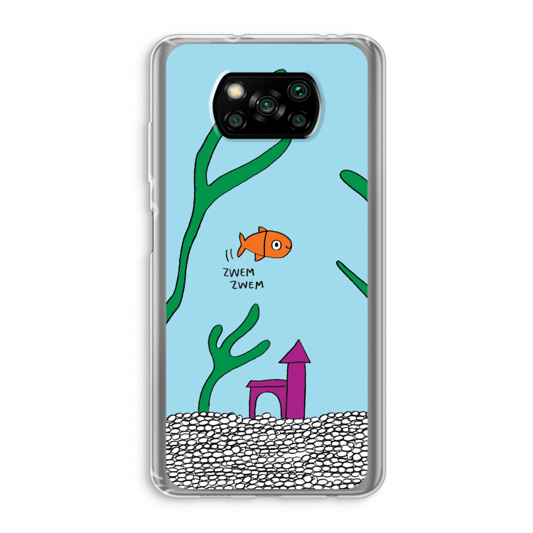 Aquarium: Xiaomi Poco X3 Pro Transparant Hoesje