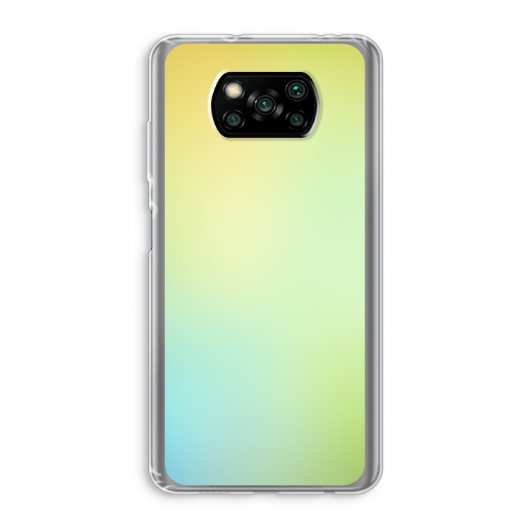 Minty mist pastel: Xiaomi Poco X3 Pro Transparant Hoesje
