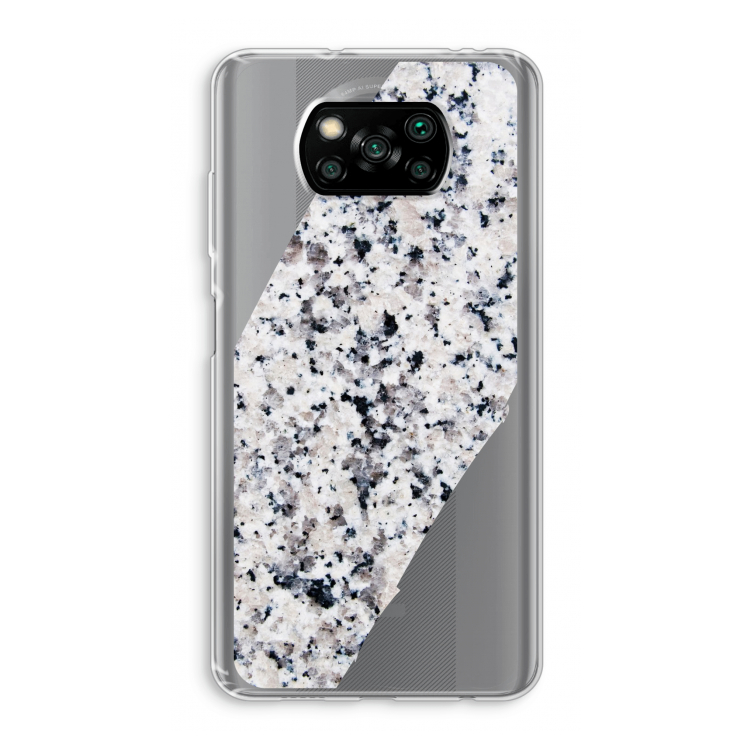 Gespikkelde marmer: Xiaomi Poco X3 Pro Transparant Hoesje