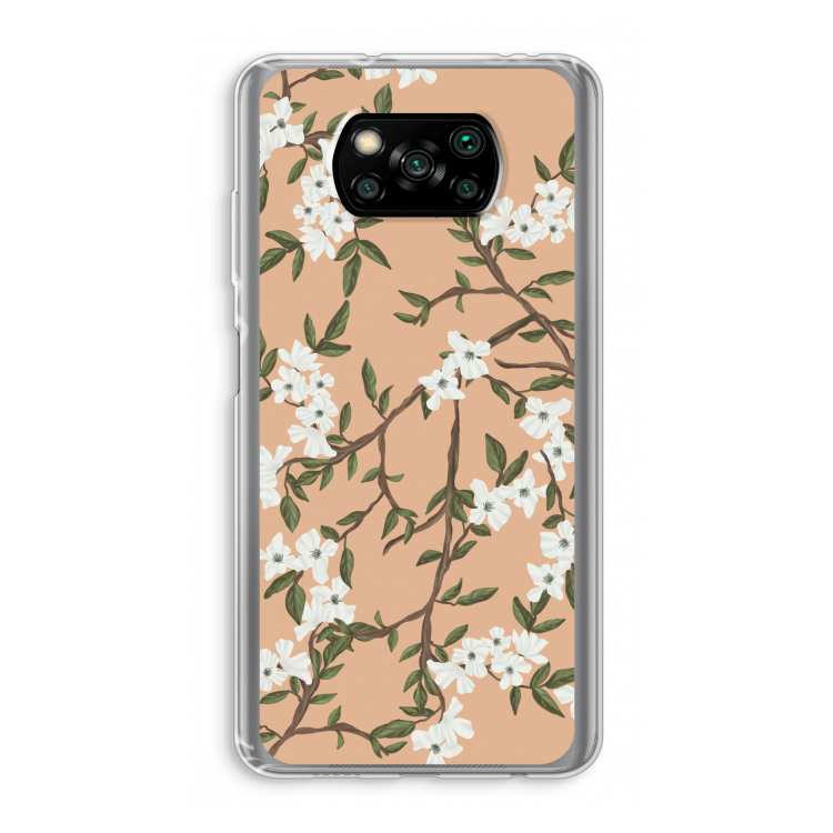 Blossoming spring: Xiaomi Poco X3 Pro Transparant Hoesje