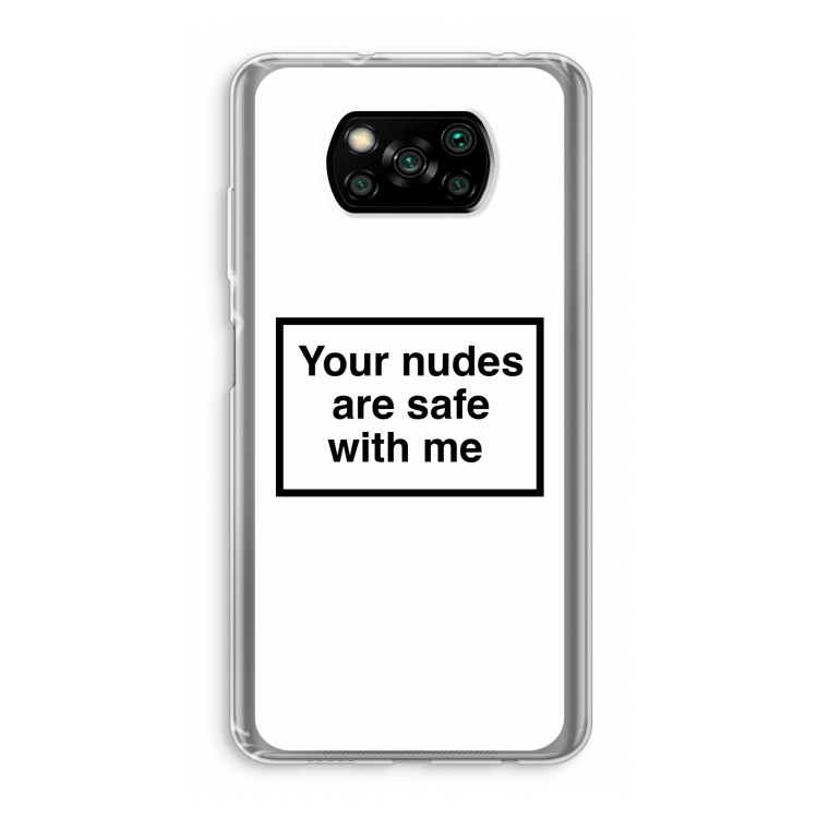 Safe with me: Xiaomi Poco X3 Pro Transparant Hoesje