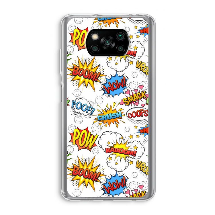 Pow Smack: Xiaomi Poco X3 Pro Transparant Hoesje