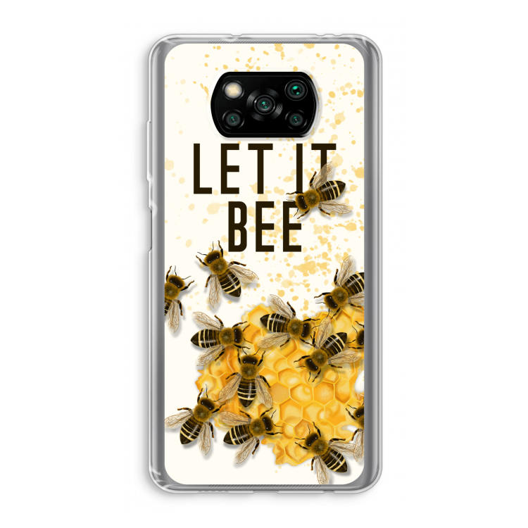 Let it bee: Xiaomi Poco X3 Pro Transparant Hoesje