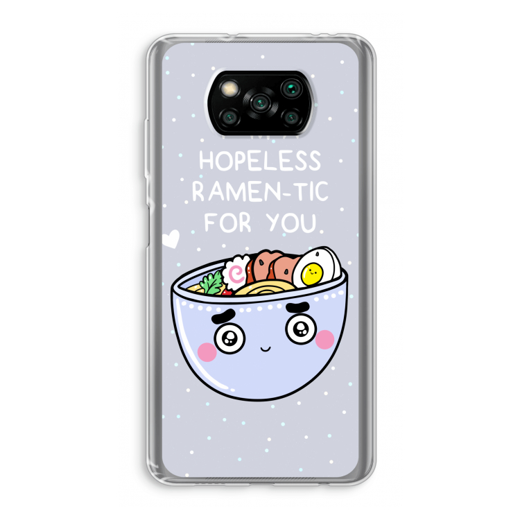 I'm A Hopeless Ramen-Tic For You: Xiaomi Poco X3 Pro Transparant Hoesje